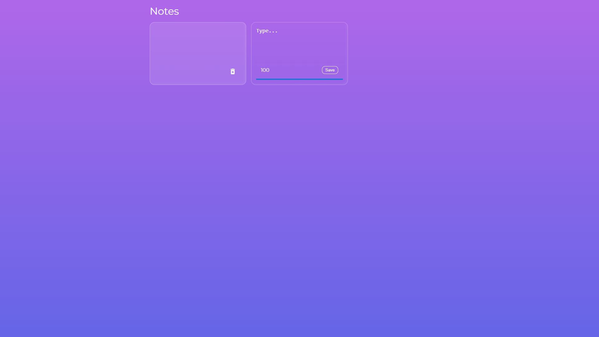 notes app